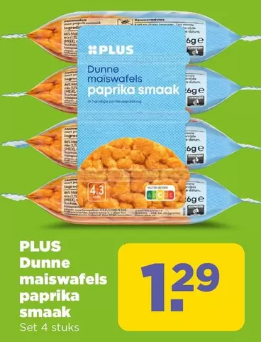 GE - Dunnemaïswafels paprika smaak