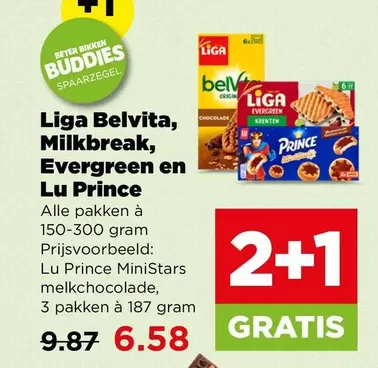 Prince - Liga Belvita, Milkbreak, Evergreen en Lu