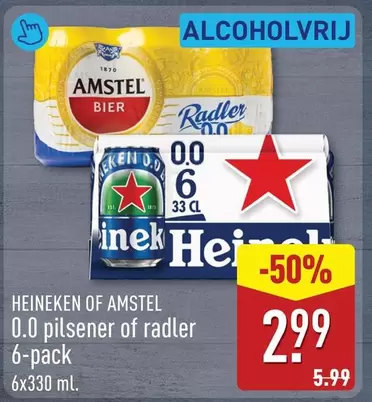 Heineken - 0.0 pilsener or radler