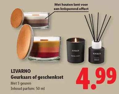 Geurkaars of geschenkset