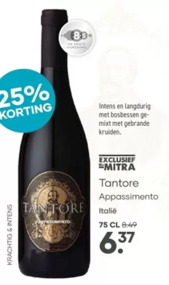 De - Tantore Appassimento