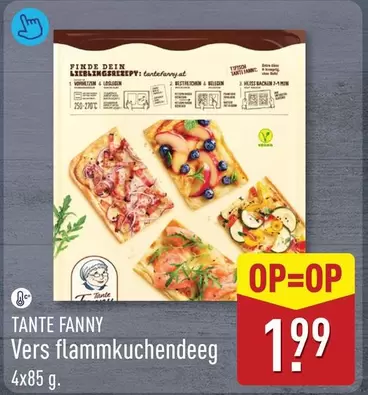 Vers flammkuchendeeg