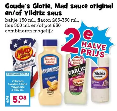 De - Mad sauce original en/of Yildriz saus