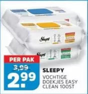 VOCHTIGE DOEKJES EASY CLEAN 100ST
