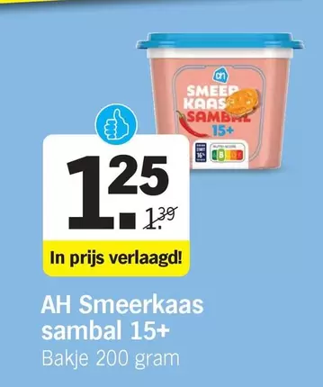 Ah - Smeerkaas sambal 15+