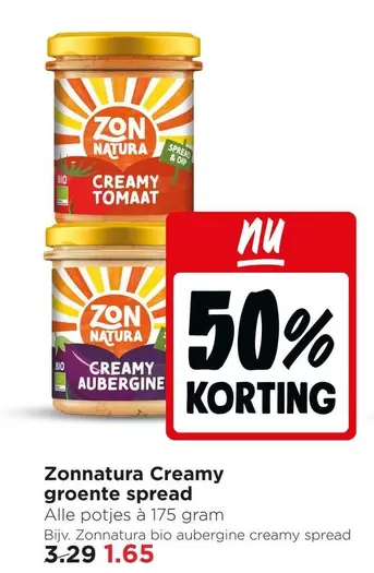 Natura - Zonnatura Creamy groente spread