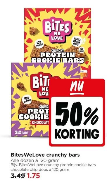 WE - Crunchy Protein Cookie Bars