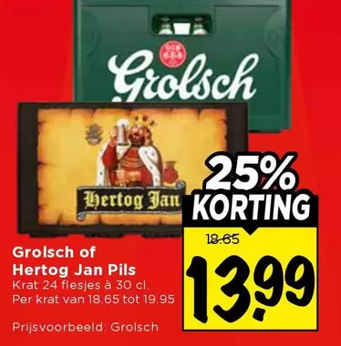 Grolsch -  of Hertog Jan Pils
