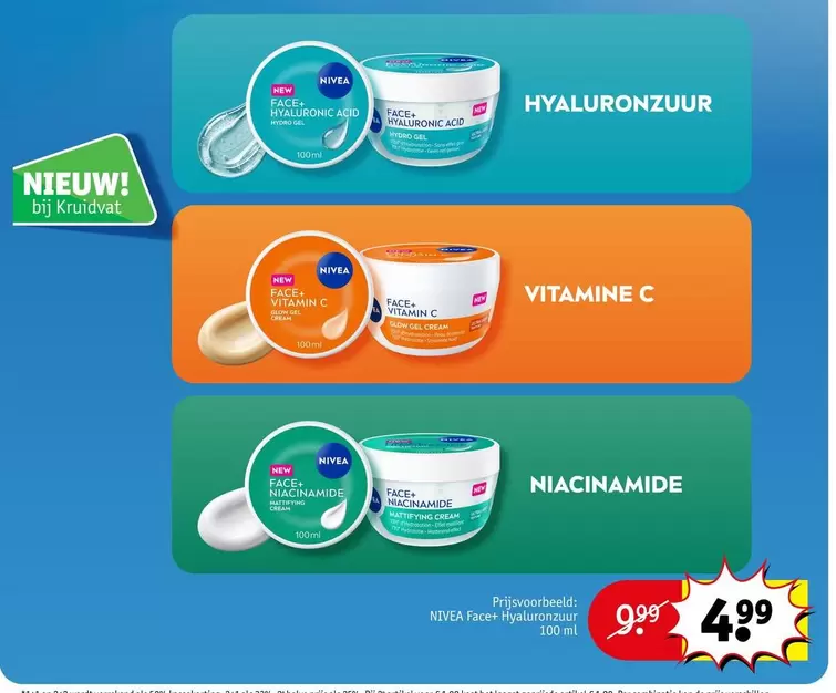 Nivea - Face Hyaluronzuur, Vitamine C, Niacinamide