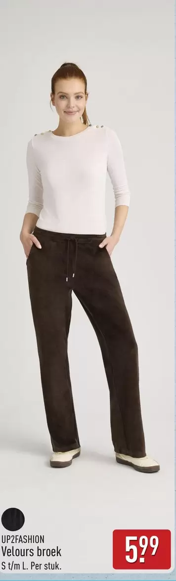 Velours broek