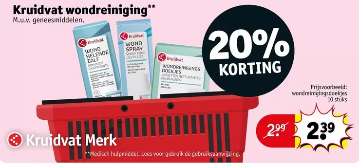 De - Kruidvat wondreiniging
