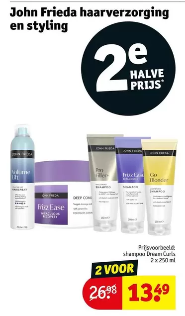 John Frieda haarverzorging en styling