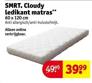 SMRT. Cloudy ledikant matras