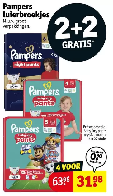 Pampers -  luiertbroekjes