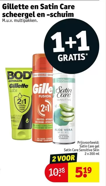 Gillette - scheer- en scheerschuim
