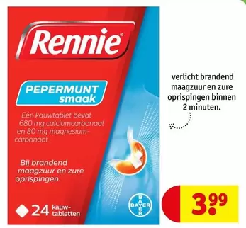 Pepermunt Smaak Kauwtabletten