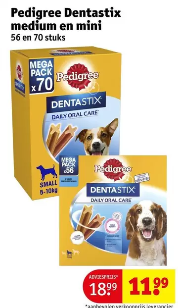 Pedigree - Dentastix medium en mini