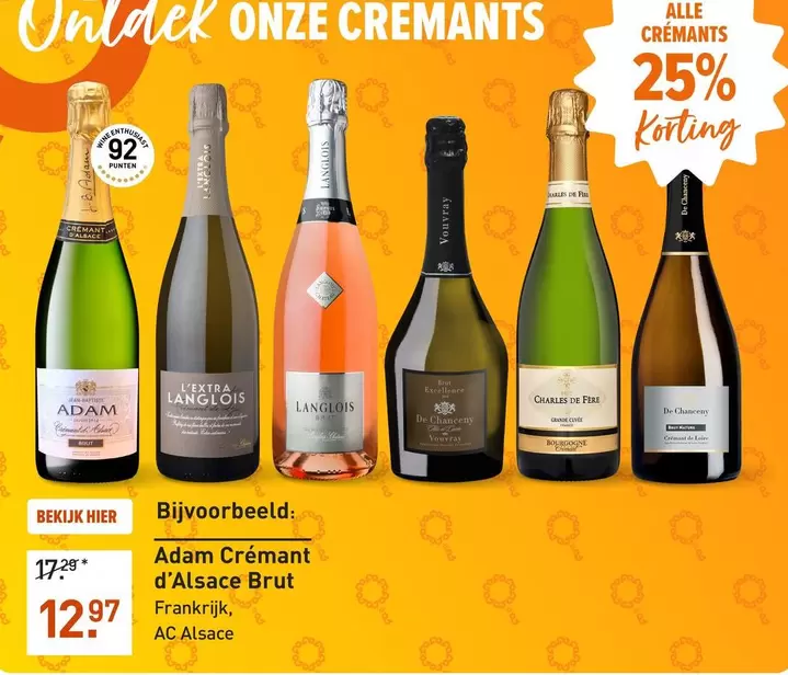 De - Adam Crémant d'Alsace Brut