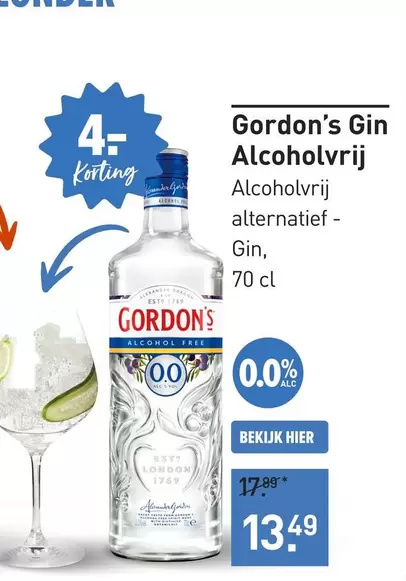 Gordon's - Gin Alcoholvrij