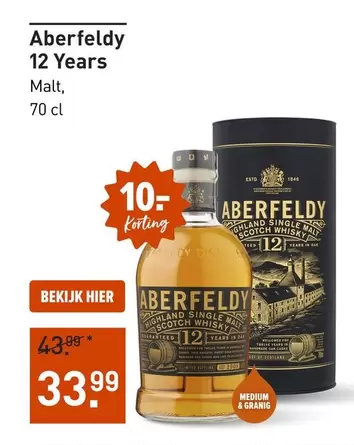 Medium - 12 Years Malt Highland Single Malt Scotch Whisky