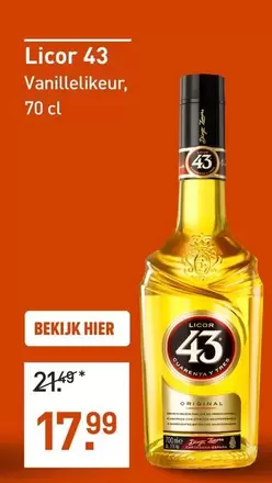 Licor 43 Vanillelikeur