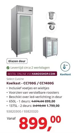 Koelkast - CC700G / CC1400G