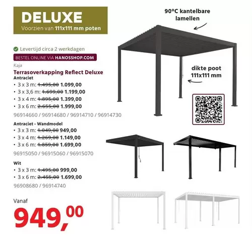 Deluxe - Reflect  Terrasoverkapping