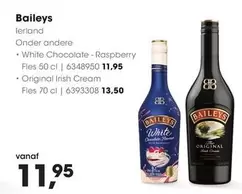 Baileys - White Chocolate - Raspberry Fles 50 cl | 6348950, Original Irish Cream Fles 70 cl | 6393308