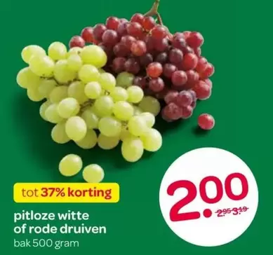 Pitloze Witte Of Rode Druiven