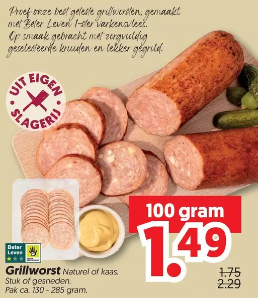 Best - Grillworst Naturel of kaas