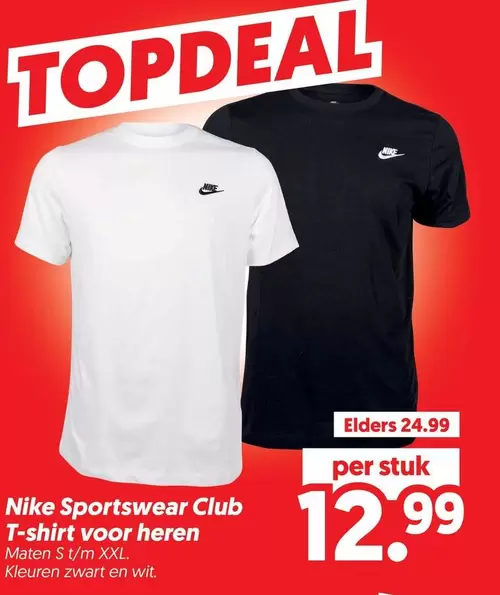 Nike - Sportswear Club T-shirt voor heren