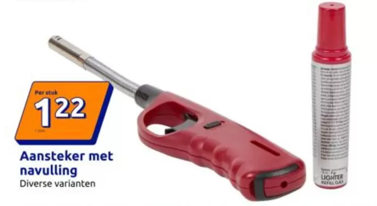 Aansteker met navulling