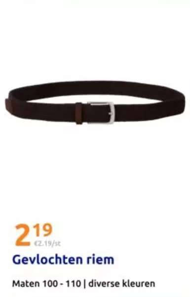 Gevlochten riem
