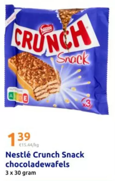 Nestlé - Crunch Snack chocoladewafels