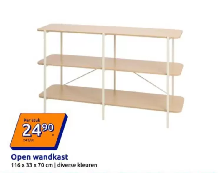 Open wandkast