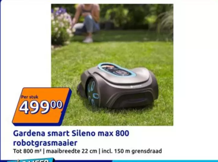 Gardena - smart Sileno max 800 robotgrasmaaier