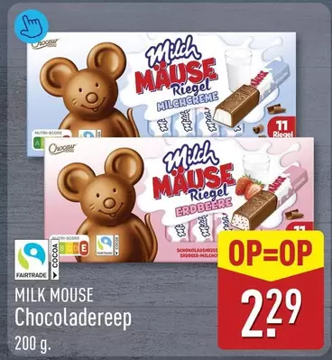 MILK MOUSE Chocoladereep