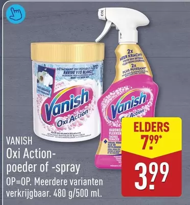 Vanish - Oxi Action-poeder of -spray