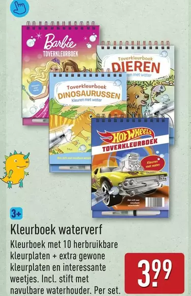 Barbie - Kleurboek watverf