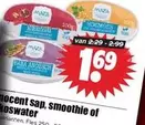 Innocent sap, smoothie of kokoswater