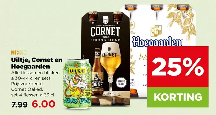 De - Uiltje, Cornet en Hoegaarden