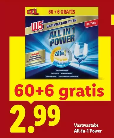 Clear - Vaatwastabletten All in 1 Power
