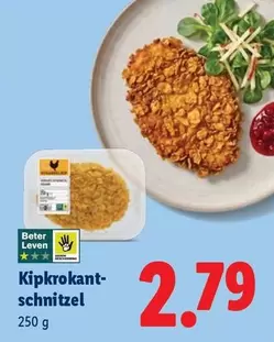 Kipkrokant-schnitzel