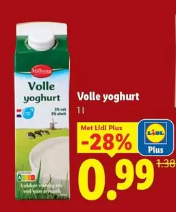 Volle yoghurt