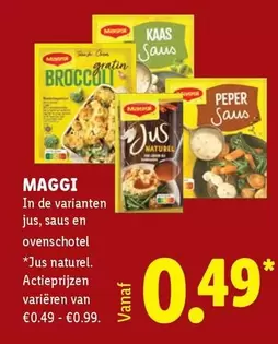 Maggi - Jus, saus en ovenschotel