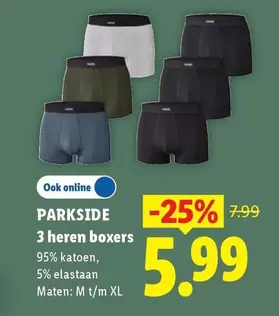 3 heren boxers