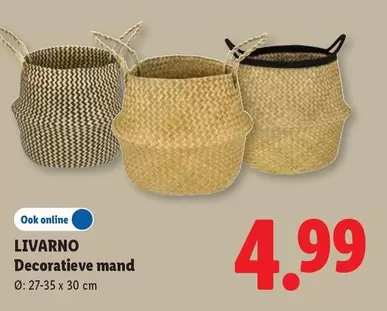 Decoratieve mand