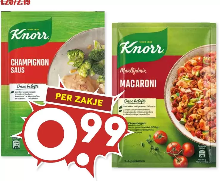 Knorr - CHAMPIGNON SAUS, MACARONI
