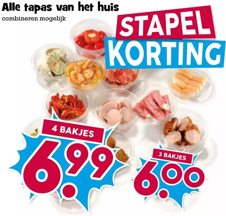 Alle tapas van het huis
