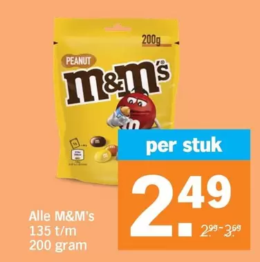 M&M's -  Peanut